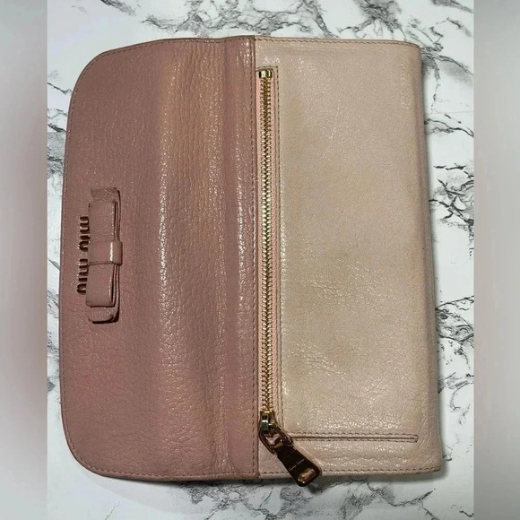MIU MIU Two tone pink wallet - Picture 13 of 14